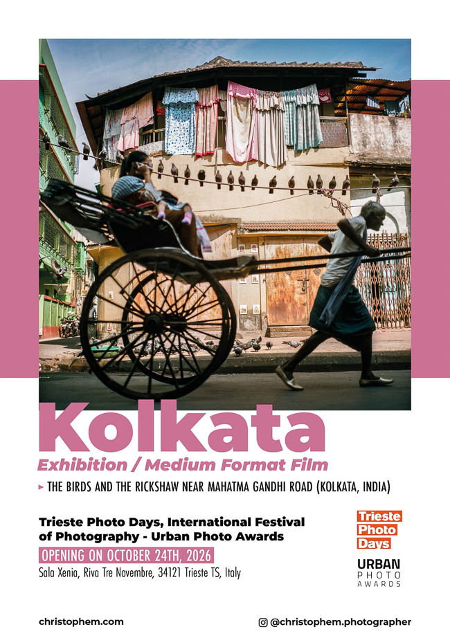 Photo exhibition "The Birds and the Rickshaw", Kolkata, India - Christophe MOEC