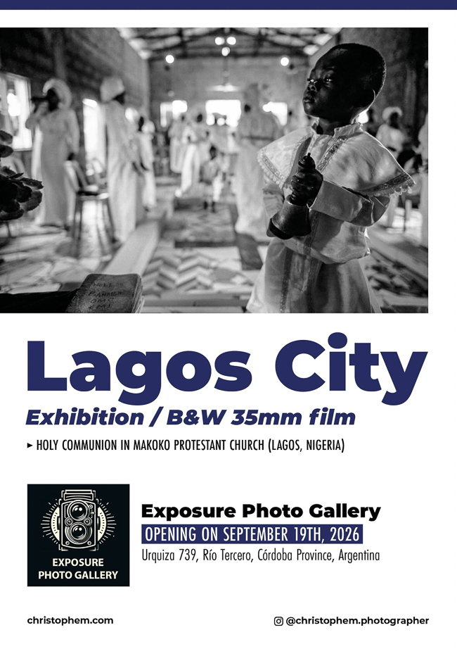 Exhibition "Lagos City" (Nigeria) in 35mm film - Christophe MOEC